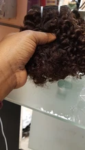 Hair-Bundles Human-Hair-Extensions Calla Kinky Curly Dark-Brown Double-Draw Natural Weft