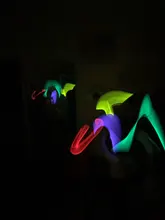 Barras luminosas de luz fluorescente para fiesta, pulseras, collares, neón, palo brillante de colores para fiesta de boda