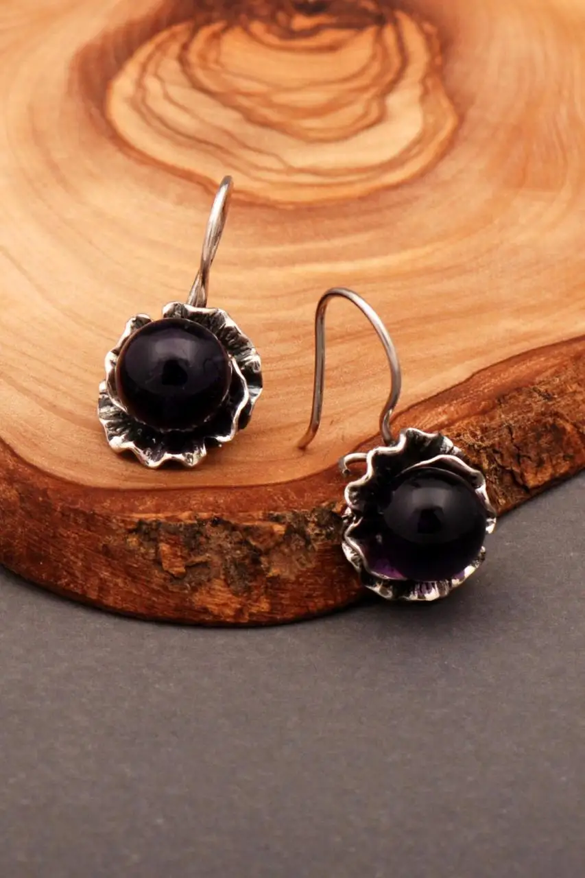 Amethyst Hammer Forged Handmade Silver Earring 4900 High Quality Hand Made Original Filigree Silver Jewellery Gift for Women
Amethyst Hammer Forged Handmade Silver Earring 4900 High Quality Hand Made Original Filigree Silver Jewellery Gift for Women