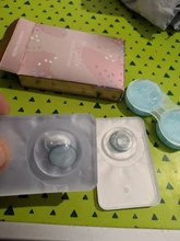 Azul lentes de contacto contactos verdes para los ojos oscuros 1 par de contactos ojos contactos con el Color de los ojos