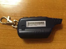 B6-Cadena de llave de Control remoto LCD de 2 vías para vehículo ruso, sistema de alarma para coche de dos vías, línea de estrellas, B6