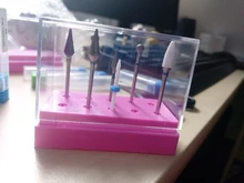 Portabrocas de Lima electrónica para uñas, 10/7 ranuras, caja de almacenamiento clara para limas eléctricas rotativas, accesorio herramienta de exhibición de uñas