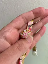 Collar de gato con campana hueca, Collar de gato pequeño de estilo japonés, collares de seguridad ajustables para cachorros y gatitos, lazo de conejo para mascotas