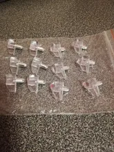 Myhomera-estante con clavijas de Metal, soporte de estante fijo, armario, soporte de muebles de madera, 12 Uds.