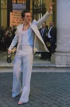 Anillo con apertura ajustable iniciales del nombre para mujer, ancho hueco, grueso, letras de A-Z, 3 colores, Metal, alfabeto, fiesta, joyería