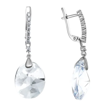 Earrings made of silver with cubic zirconia 
Earrings made of silver with cubic zirconia
