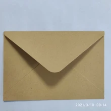 50 Unids/lote NUEVO Vintage DIY Multifunción Kraft sobre de papel 16*11 cm sobres De tarjetas de Regalo para la boda la fiesta de cumpleaños