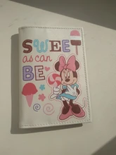 Disney nuevo Mickey estéreo tarjeta titular Set para pasaporte minnie ID Tarjeta de pasaporte titular de la tarjeta monedero de la moneda