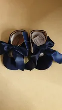 WEIXINBUY-Zapatos con lazo de Riband para bebé, zapatos de princesa de cuero PU, mocasines antideslizantes para primeros pasos para recién nacido