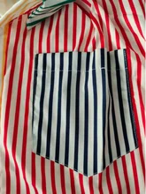 Joskaa-Blusa informal de verano a rayas con manga corta, camisa holgada con botones para mujer, 2021