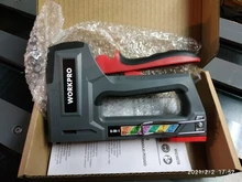 WORKPRO 6 en 1 grapadora de pistola grapadora Manual grapadora tapicería de muebles de plástico clavadora herramienta de servicio pesado grapadora para casa