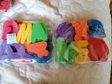 36 unids/set alfanumérica carta baño rompecabezas EVA niños bebé juguetes educativos niños baño divertido juguete SA879195