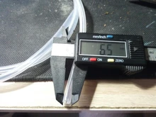 1M / 5M 10M de grado de alimentos transparente manguera de goma de silicona 4 5 5 5 6 6 7 8 9 10 11 12mm 14mm 15mm 16 mm 18mm de diámetro de tubo Flexible de silicona