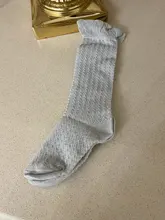 NIÑOS Calcetines bebé niña calcetines 0-24 meses bebé niño de algodón de malla transpirable calcetines recién nacido bebé hasta la rodilla calcetines de niñas bebé