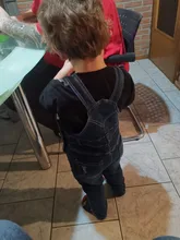 1-5T niños Jeans bebé mamelucos de primavera niños niñas monos de bebé de Superman para niño y niña mono Pantalones de niño ropa niños ropa de los niños