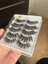 Pestañas postizas hechas a mano 3D, pelo suave de visón, extensión de pestañas postizas, maquillaje largo Natural, 5 pares, suministros de herramientas