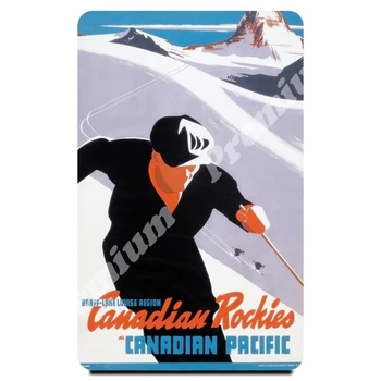 Canada souvenir magnet vintage tourist poster 
Canada souvenir magnet vintage tourist poster