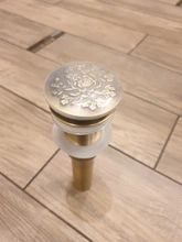 Drain Basin Sink Lavatory Brass-Material Bathroom Antique-Finish Clic-Clac Waterlet Pop-Up