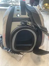 Bolso de hombro transpirable para mascotas, mochila plegable de viaje para el hombro, para exteriores