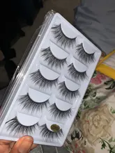 Multipack 3D Pelo de visón suave pesta?as postizas hechas a mano esponjosas pesta?as largas herramientas de maquillaje de ojos naturales Ojo de imitación las pesta?as 5 pares