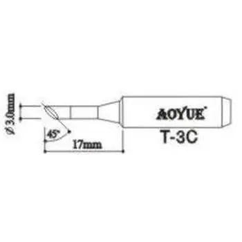 AOYUE T3C Replacement welder tip
AOYUE T3C Replacement welder tip