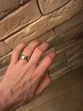 Letdiffery-anillo Simple de 8mm para hombre, anillos de dijes suaves de acero inoxidable negro, envío directo