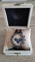 BOBO BIRD reloj de madera para hombre erkek kol saati reloj de madera elegante de lujo cronógrafo relojes militares de cuarzo en caja de regalo de madera