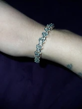 Pulsera de oro rosa de Color plateado para mujer, colgante de corazón de cristal, pulsera de mujer, joyería fina de Boda nupcial, regalo