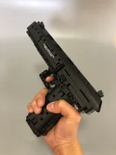 MOULD KING SWAT-arma militar de la Segunda Guerra Mundial, miniaturas de bloques de construcción, bloques de pistola, Juguetes