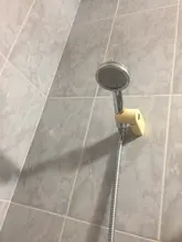 Cabezal de ducha con boquilla presurizada ABS, accesorio de baño, ahorro de agua de alta presión, cabezal de ducha cromado, 1 ud.