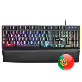 Mars Gaming MK320, Teclado RGB H-Mech, wrist rest Padding, RGB 13 modes, Layout Portuguese
Mars Gaming MK320, Teclado RGB H-Mech, wrist rest Padding, RGB 13 modes, Layout Portuguese