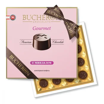 Candy Bucheron "gourmet", chocolate with almond, 180 gr
Candy Bucheron "gourmet", chocolate with almond, 180 gr
