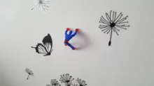 Juego de 30 Uds. De juguetes elásticos para niños, que incluyen 30 martillos adhesivos para manos, Color aleatorio