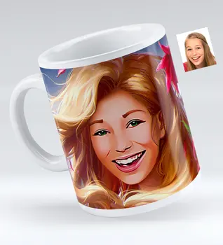 Personalized Women 'S Abstract Caricature Of White Mug Bardak-7
Personalized Women 'S Abstract Caricature Of White Mug Bardak-7