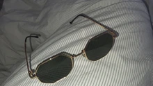 Sunglasses Vintage Retro Women Goggles Frame Lens Driver's Polygon Round Small Luxury