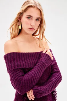 Trendyol WOMEN-Purple Tassels Sweater Sweater TWOAW20NV0010
Trendyol WOMEN-Purple Tassels Sweater Sweater TWOAW20NV0010
