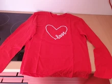 Camisetas Harajuku para Mujer, Tops informales de manga larga con cuello redondo y letras estampadas en forma de corazón, Camisetas para Mujer