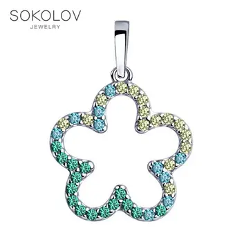 Sokolov suspension of silver with fianitami, fashion jewelry, 925, women's/men's, male/female, women's male, pendants for neck women
Sokolov suspension of silver with fianitami, fashion jewelry, 925, women's/men's, male/female, women's male, pendants for neck women