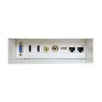 Aisens a127-0340 - vga multimedia connection box-2 * hdmi - jack3.5 - rca - 1 * usb - 2 * rj45 - cat 6a-stp-White
Aisens a127-0340 - vga multimedia connection box-2 * hdmi - jack3.5 - rca - 1 * usb - 2 * rj45 - cat 6a-stp-White