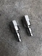 Conector Universal de manguera de aire giratorio 360, unión universal de flujo, Euro Conexión de aire, montaje de manguera de aire, liberación rápida, 2 uds.