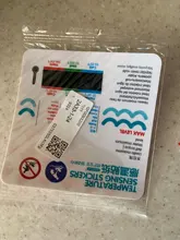 Tarjeta de medición de temperatura del agua para baño de bebé, pegatinas de temperatura para bañera, piscina, dibujos animados