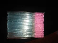 Zwellbe descartable de cristal cepillo de pestañas peine 25/50 unids/pack pestañas rímel de extensión varitas de maquillaje profesional herramienta de belleza