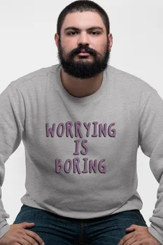 Angemiel Wear Worriying Is Boring Gray Men 'S Sweatshirt
Angemiel Wear Worriying Is Boring Gray Men 'S Sweatshirt