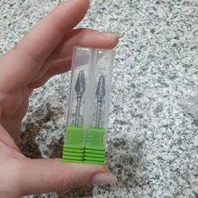 Cono de carburo de tungsteno de broca para rebaba mm broca para fresa para manicura máquina de taladro eléctrico poco máquina para herramientas de uñas