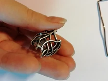 MQCHUN Vintage plata Color anillo de Thranduil Bosque Negro Rey elfo anillo Legolas padre la desolación de Smaug