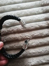 Pulsera de cuero Retro Para hombre y mujer, pulseras trenzadas Vintage en marrón y negro, regalo de fiesta, joyería, brazaletes de cierre magnético 2020