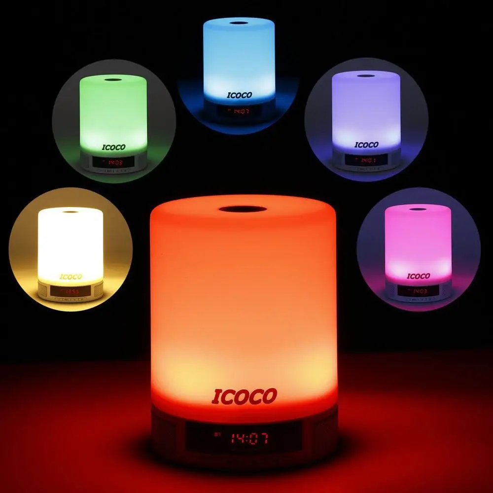 Night Light With Bluetooth Speaker 4.0 Portable Wireless TF Card Alarm Clock Touch Control LED Time Display Bedside Table Lamp
Night Light With Bluetooth Speaker 4.0 Portable Wireless TF Card Alarm Clock Touch Control LED Time Display Bedside Table Lamp