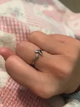 Uini-cola caliente nueva plata de ley 925 ballena cola micro incrustaciones anillo señoras de moda coreana tide flow lindo dulce de GN759