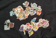 Pegatinas de dibujos animados de setas para teléfono y portátil, 50 Uds.