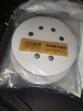 Almohadilla de interfaz de esponja suave de 8 agujeros para lijado, discos de lijado de gancho y bucle para pulido de superficie irregular, 5 pulgadas (125mm), 2 uds.